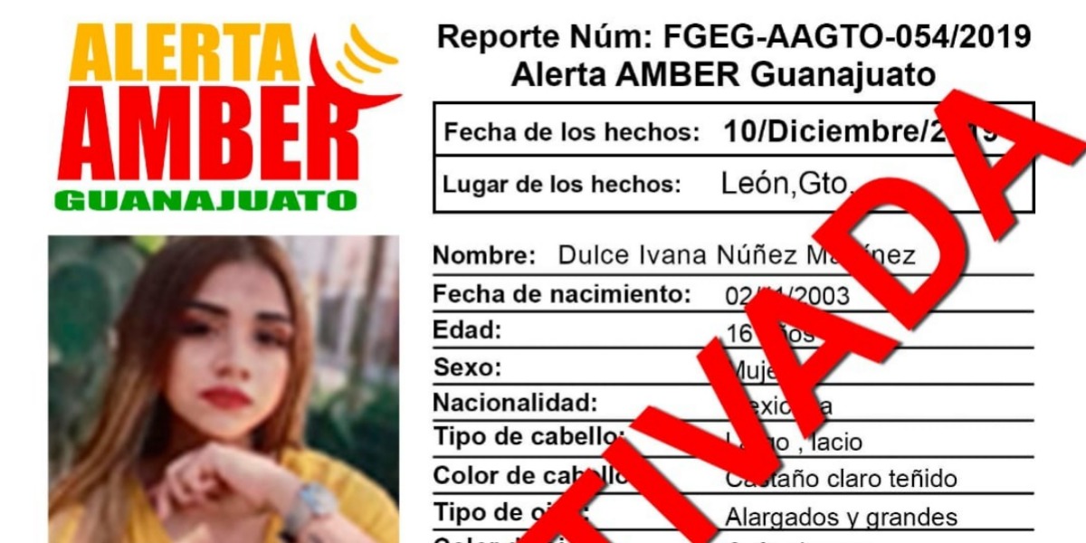 La jovencita, menor de edad, había desaparecido el 11 de diciembre en León