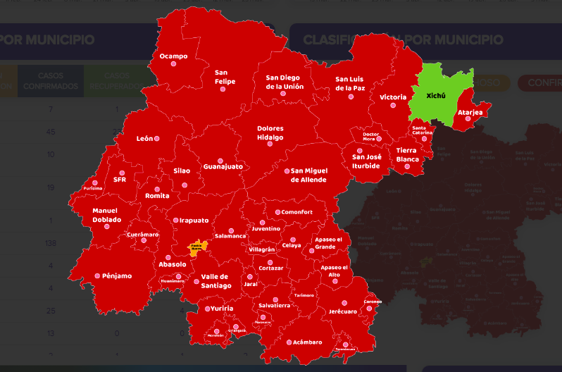 Sin embargo, los contagios de covid-19 siguen aumentado cada vez, pues hoy fueron notificados 79 nuevos casos en la entidad guanajuatense.