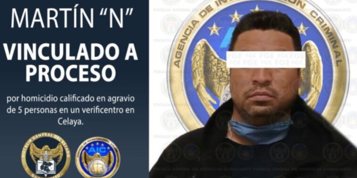 La Fiscalía General del Estado de Guanajuato informó que Martín disparó el 10 de julio a quemarropa en contra de tripulantes de varios vehículos