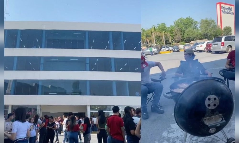 Carne asada en universidad de Monterrey