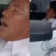 Policía vial duerme durante horario laboral