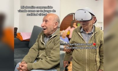 Abuelito conoce la realidad virtual