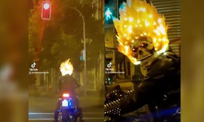 Motociclista Ghost Rider
