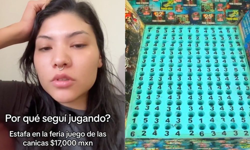 Pao perdió 17 mil pesos en un juego de canicas