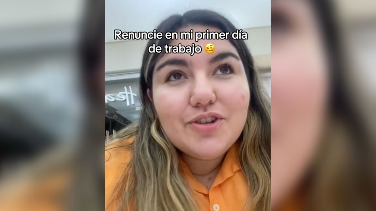 Joven renuncia en su primer día de trabajo