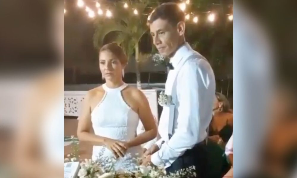 Novia rechaza casarse en plena ceremonia