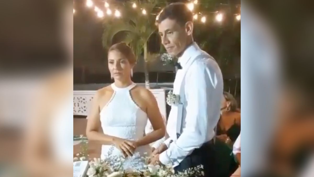 Novia rechaza casarse en plena ceremonia