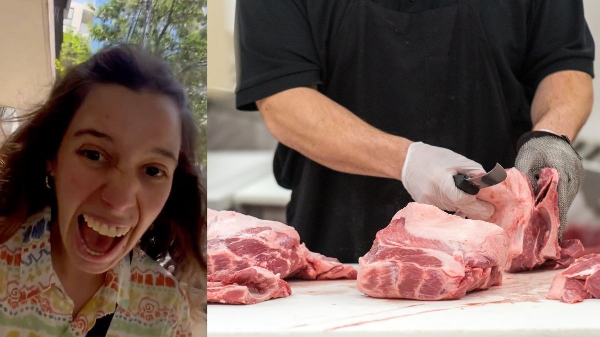 Joven vegetariana se enamora de carnicero