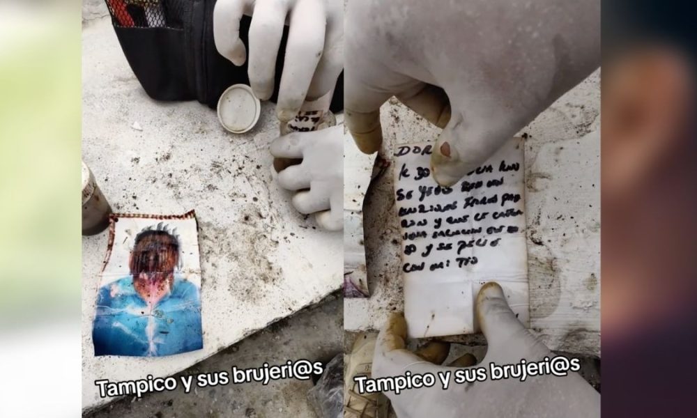 Descubren trabajo de brujería en panteón